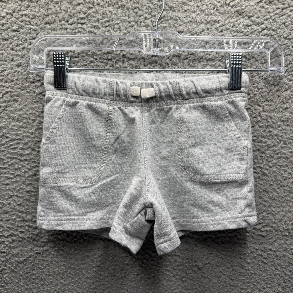 Carters Shorts Toddler Boys Size 4T Grey Cotten Blend Shorts Size 4T